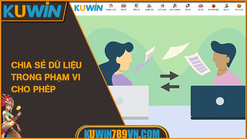 Chia sẻ dữ liệu trong phạm vi cho phép